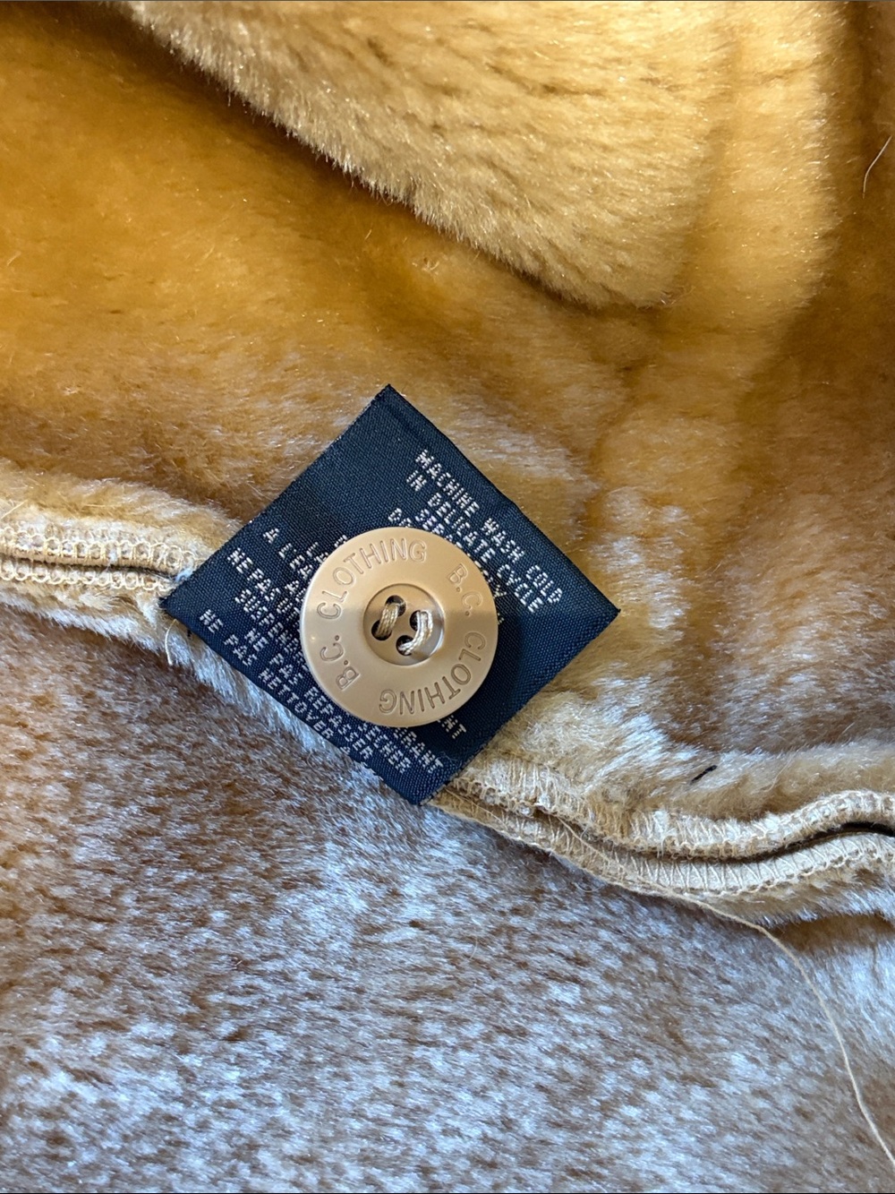 Faux suede teddy bear coat XL - Picture 9 of 9